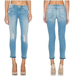 MOTHER Looker Size 27 Jeans Undone Hem